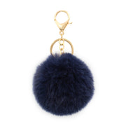Cute Faux Fur Fluffy Fuzzy Pom Pom Keychain